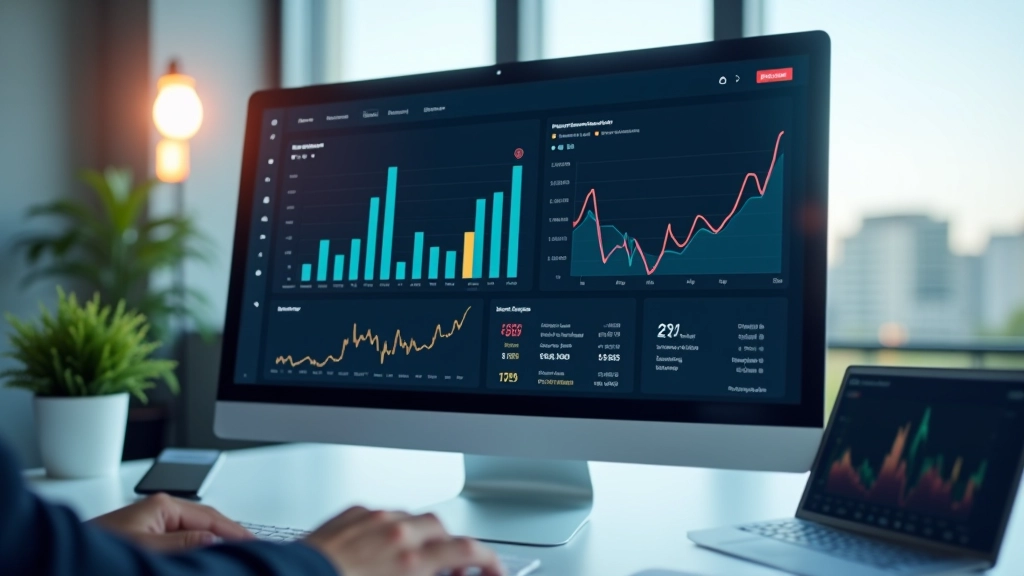 Dashboard mit Finanzstatistiken