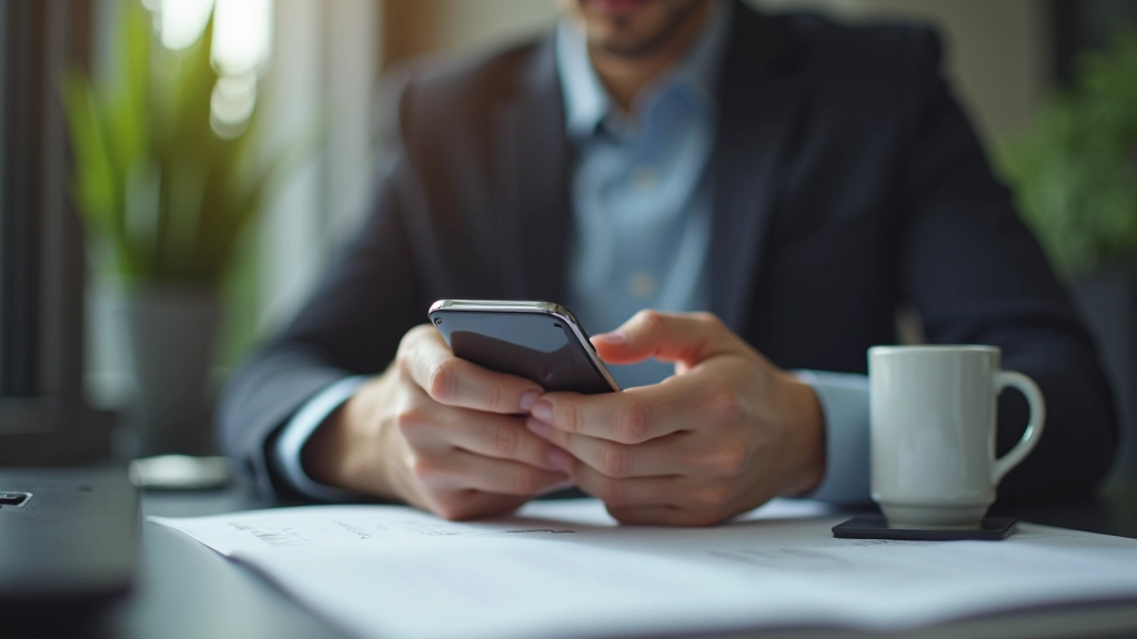 Banking-App auf Smartphone, digitales Sparen und Kontenmanagement, Online-Banking